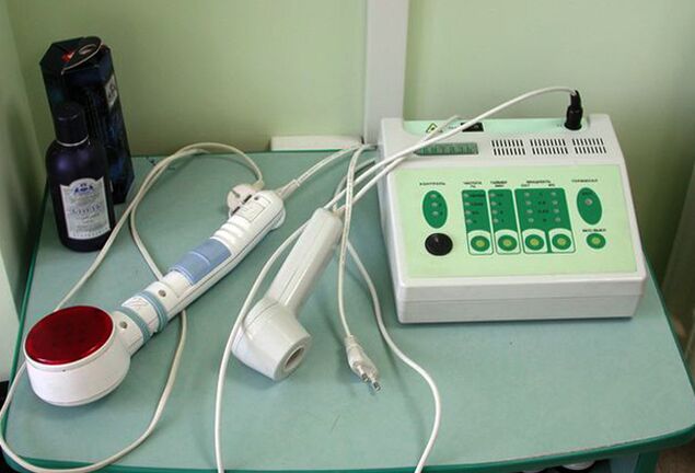 Physiotherapy apparatus na ginagamit sa talamak na prostatitis